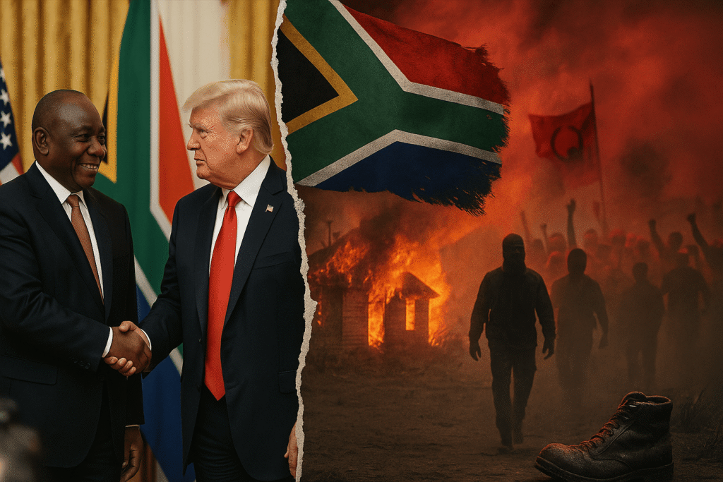 Three lies told by the SA Gov in the White House meeting with Trump